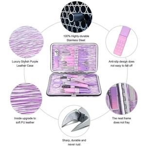 Juego de Herramientas para Pedicura y Arte de Uñas, 12 Piezas, Cortaúñas de Acero Inoxidable Negro, Cortador, Recortador, Limpiador de Oídos, Kit de Aseo, Set de Manicura - Product Image 4