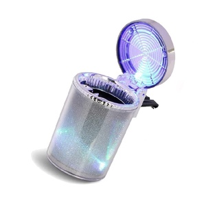 Cenicero Portátil Plegable de Alta Calidad con Luz LED 2025, Mini Bote de Basura para Auto, Organizador de Maletero, Material ABS Duradero, Personalizable - Product Image 6