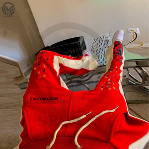 Jersey de algodón de alta calidad, sudaderas deportivas, conjunto cálido de gran tamaño para hombre con bordado de impresión de logotipo personalizado para invierno - Product Image 5