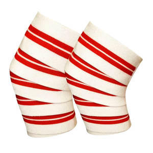 Rodilleras ajustables de algodón y nailon elástico, envoltura de soporte de compresión suave para adultos con artritis para actividades deportivas al aire libre - Product Image 2