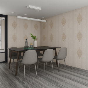 Panneaux muraux en PVC minimalistes, aspect marbre, haute brillance, imperméables, écologiques, ignifuges, pour supermarchés et entrepôts - Product Image 1