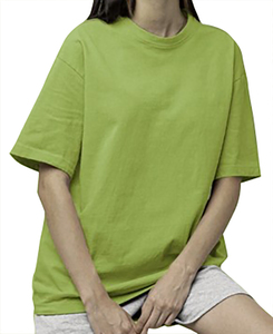 T-shirt décontracté pour femme en coton 100% de qualité supérieure, taille plus, imprimé animal écologique, design à épaules tombantes, OEM en vrac - Product Image 4