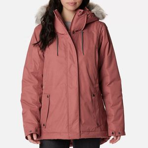 Chaqueta con capucha cortavientos con logotipo personalizado impermeable al aire libre senderismo moda casual rompevientos para mujer - Product Image 1