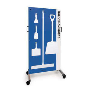 Stazione di Pulizia Mobile L, Blu, 90cm x 180cm - RS-MO-L-07 - Product Image 1