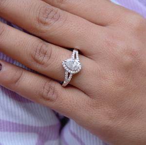 925จากนักออกแบบทำด้วยมือแหวนเงินสเตอร์ลิงสไตล์วินเทจเครื่องประดับอัญมณีสำหรับเจ้าสาวของขวัญวันเกิด - Product Image 1