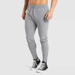 OEM personalizado hombres pantalones de chándal Streetwear pantalones de chándal Logo ajustado deportes Joggers Casual media cintura cordón gimnasio entrenamientos - Product Image 1