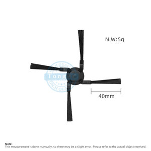 Cepillo de borde de esquina de giro lateral de vacío de <span class=keywords><strong>Robot</strong></span> de alto rendimiento apto para Rowentas x-plorer Serie 240 Ai + piezas de repuesto - Product Image 6