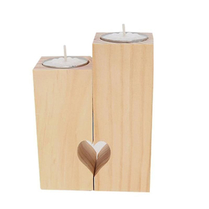 Portavelas de madera, farol de vela, superventas, rectángulo de Color de madera desgastado, para exteriores e interiores, boda hecha a mano OE - Product Image 6