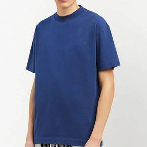 2023 Offre Spéciale Logo personnalisé hommes couleur unie t-shirt plaine 210 GSM 100% coton microfibre séchage rapide respirant hommes t-shirt - Product Image 4