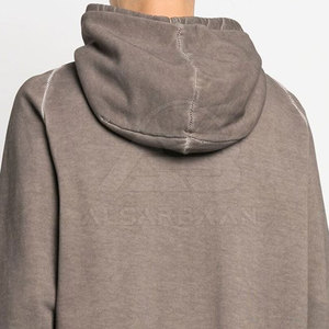 Nouvelle conception, best-seller, sweat-shirts basiques pour hommes en coton mélangé, lavage à l'acide, faible MOQ, vente en gros de sweat-shirts pour hommes en lavage à l'acide - Product Image 5