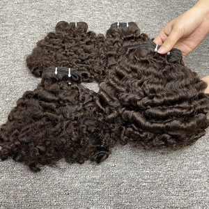 Cheveux bruts non transformés vietnamiens Remy Clip-in Machine Double trame vendeur cuticule aligné paquets de cheveux humains naturels 100gr cheveux - Product Image 1