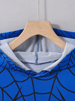Sudadera con Capucha para Hombre, Diseño Americano, Estilo Vintage, Lavado Ácido, Sin Cordones, con Logotipo de Araña, Nueva Colección, Gran Venta
