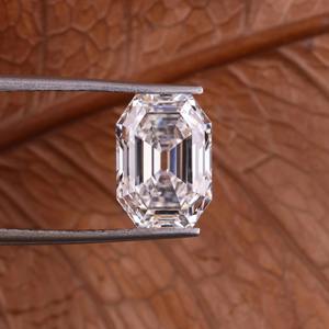 Diamante de Laboratorio de Corte Esmeralda de 4 Quilates, VVS, D, Estilo Antiguo, con Certificado IGI, para Joyería, Directo de Fábrica - Product Image 1