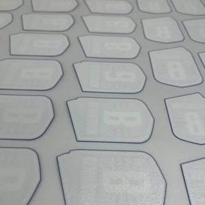Personalized 3D Raised Letter Waterproof Silicone Tags Custom <strong>Alphabet</strong> Labels Screen <strong>Printing</strong> for T-Shirts Apparel Garment - Product Image 5