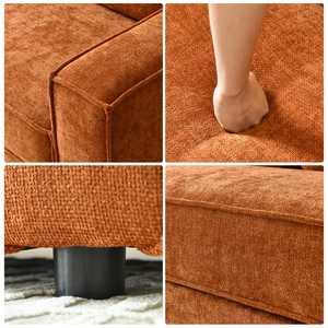 Conjunto de Sofá Reclinable Nórdico Moderno SF9089 de 2 Plazas para Oficina, Recepción, Apartamento, Oficina en Casa y Sala de Estar - Product Image 4