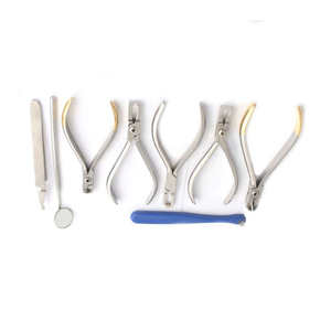 Kit de Instrumentos Quirúrgicos para Ombligo, Alicates Dentales de Ortodoncia, con Bandeja de Preparación, Alicates Profesionales, Certificación CE, Acero Inoxidable - Product Image 5