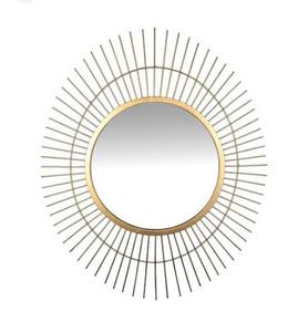 Nouveauté - Miroir mural en métal doré décoratif pour la maison, écologique, fait main, design personnalisé, moderne, VISHAL HANDICRAFT Direct - Product Image 4