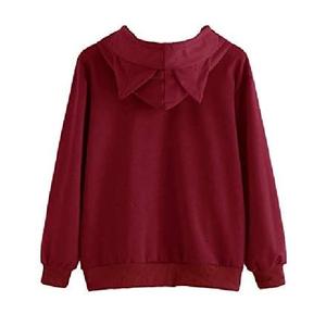 Sweat-shirts à capuche oversize imperméables en molleton 100 % coton, imprimés, élégants, collection hiver décontractée, pour femmes, orientés vers l'exportation - Product Image 5