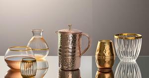 Finition martelée Pichet à eau en cuivre de 50 onces Pichet à eau en métal avec design élégant - Product Image 3