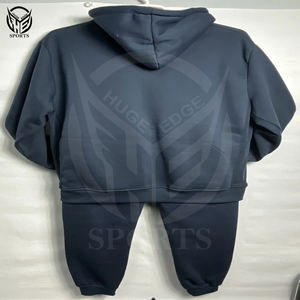 Combinaisons de jogging vintage à manches longues et à capuche pour l'hiver, en polyester et coton, pour unisexe, dernier design 2025 et logo personnalisé - Product Image 2