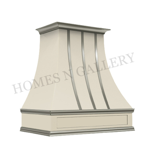 Cubierta de Campana Extractora de Cocina de Metal con Acabado Antiguo de Alta Calidad, Personalizable en Múltiples Colores, para Montar en la Pared - Product Image 6