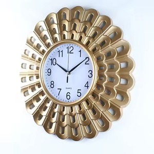 Golden Square Metal Wall <b>Clock</b> Front Hanging Wall <b>Clock</b> for Home Hotel Restaurant Decor Wall Watch - Product Image 5