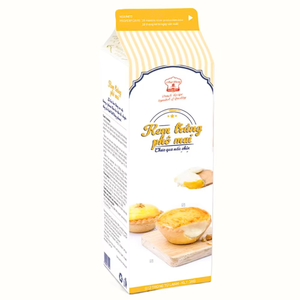 Crema No Láctea de Alta Calidad OEM/ODM HALAL al por Mayor, Envío Inmediato, Crema de Huevo para Panadería, Crema de Huevo sin Cocinar 1KG, Proveedor - Product Image 1