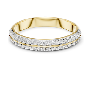 Bague pour femme en diamant de laboratoire de 0,304 carats, clarté VVS-VS, technologie CVD, or 18 carats, 14 carats, 10 carats et argent 925, rose, jaune - Product Image 3