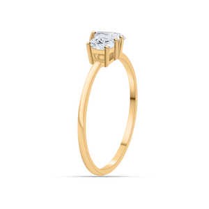 Lab Grown Diamond Toi Et Moi Anillo de oro Colección de anillos de diamantes elegantes - Product Image 1