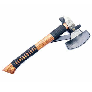 Wholesale Customized Top Quality OEM ODM Service New Design Damascus Steel <b>Axe</b> with <b>Wooden</b> Handle Multi-Purpose Use for Camping - Product Image 5