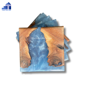 Top xu hướng Chất lượng cao nhựa Epoxy gỗ đế lót ly bằng gỗ nhựa Epoxy đế lót ly cho các mặt hàng nhà bếp từ Việt Nam cho bán buôn - Product Image 3