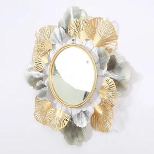 Fabricante confiable de último diseño vajilla de alta calidad diseño floral borde color dorado arte para la venta estilo de lujo metal - Product Image 2