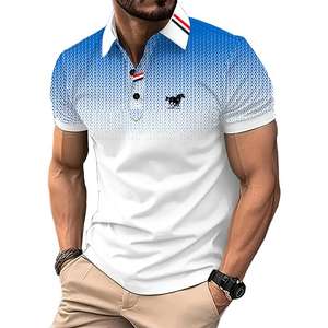 100% algodón de manga corta antiarrugas camisetas para hombres Polo hombres Casual Polo verano hombres manga corta Tops Polo camisa - Product Image 4