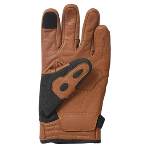 Leather and Denim Motorbike <b>Gloves</b> with Full Finger Protection and Perforated Design for Breathability and Comfort - Product Image 3
