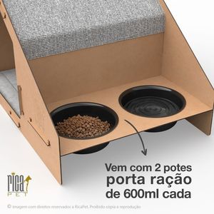 AC08 Maison intérieure pour animaux de compagnie avec aménagement fixe Finition en bois naturel Panneaux résistants aux rayures OEM Vietnam Fabricant - Product Image 2