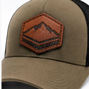 Écussons en cuir véritable de haute qualité, étiquettes personnalisées, badges à coudre pour chapeaux, vêtements, artisanat, accessoires de mode - Product Image 5