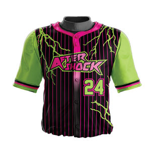 Bajo MOQ personalizado OEM diseño Slim Fit hombres uniforme de béisbol 100% alta calidad ropa deportiva hombres uniforme de béisbol - Product Image 4