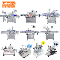 Machine d'étiquetage automatique à grande vitesse YM210 pour boîtes en fer, bouteilles, sachets de café, machine d'étiquetage plate avec distributeur d'étiquettes automatique