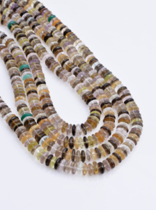 Cuentas de Gemas Mixtas de 8mm, Cuentas Lisas de Piedras Preciosas Naturales para la Elaboración de Joyería Fina - Product Image 3