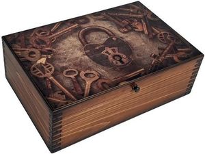 กล่องของขวัญไม้ไผ่สไตล์โมเดิร์นกล่องเครื่องประดับกล่องเครื่องสำอางสำหรับตกแต่งคริสต์มาส - Product Image 3