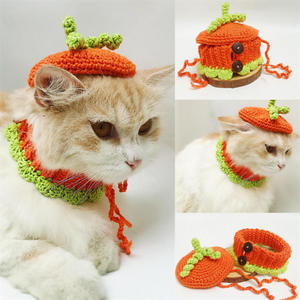 Wholesale Christmas & Halloween Crochet Pet Hat - Festive Costume for <b>Dogs</b> & Cats - Product Image 6