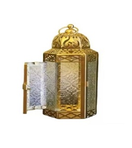 Customizable <b>Silver</b> Metal Eco-Friendly <b>Lantern</b> Modern Hanging Square Shaped Handmade Candle Holder for Home Decoration Wholesale - Product Image 6