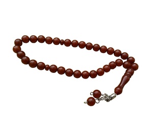 Vente flash : Tasbih musulman élégant en bois, 33 perles de prière, vente en ligne - Product Image 1