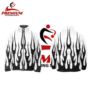 Doudoune matelassée pour homme, haute qualité, faible MOQ, pour l'extérieur, hiver, grandes tailles, noire, personnalisable, marque sur mesure - Product Image 3