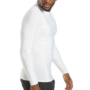 2026 New Arrival <b>Men</b> UV Protection <b>Swim</b> <b>Shirt</b> Quick Dry Sublimation Printed Rash Guard Breathable - Product Image 2