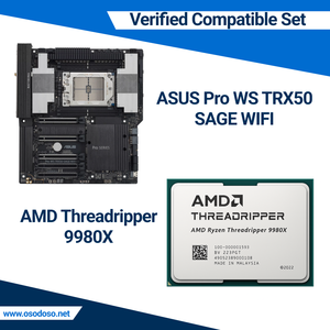 Conjunto AMD Threadripper 9980X + ASUS Pro WS TRX50 SAGEWIFI - Product Image 1