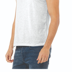 Lado cosido al por menor ajuste Casual 100% Airlume anillo peinado hilado algodón/fibra de bambú 32 solo 4,2 oz profundo Unisex botón Jersey tanque - Product Image 5