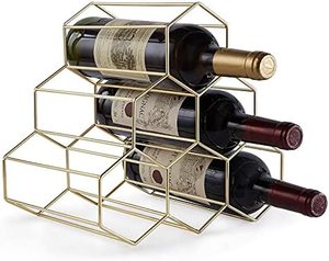 Counter Top Free Standing <b>Wine</b> Storage <b>Shelf</b> Metal <b>Wine</b> Bottle Holder Wall Mounted <b>Wine</b> Display <b>Rack</b> Stand - Product Image 4