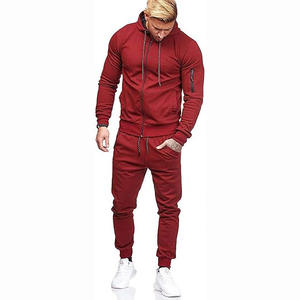Vente en gros de survêtements pour hommes légers de qualité supérieure vêtements de jogging écologiques pour l'hiver vêtements d'hiver à motifs solides - Product Image 4
