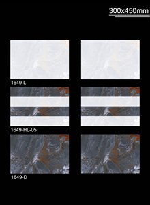 Carreaux muraux en céramique 3D brillants Taille 300x450mm 30*45 cm Toutes les finitions Décoration murale intérieure et extérieure Derniers carreaux de construction - Product Image 4